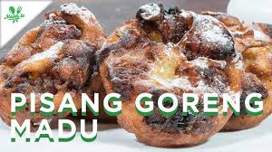 6 buah pisang kepok atau raja, kupas dan potong jadi 2; Resep Pisang Goreng Madu Jajanan 147 Youtube