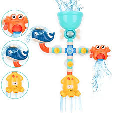 Sicherheit in der badewanne für mama und baby. Bblike Badespielzeug Set Spielzeug Badewanne Wasserspiel Fur Kinder Wasserspielzeug Diy Manuelle Montage Pipes Kinder Bpa Frei Badewannenspielzeug Fur Kinder Ab 3 Jahren Amazon De Spielzeug