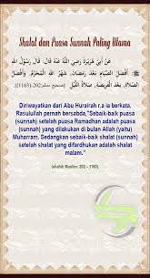 75 Shalat Dan Puasa Sunnah Paling Utama Kata Kata Indah Motivasi Anjuran