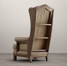 Deconstructed High Back Wing Chair Leather Wing Chair Deconstructed Chair Wing Chair