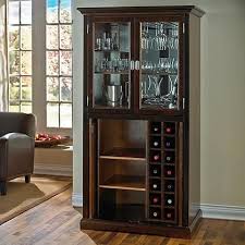 Wine Enthusiast Firenze Collection 3351801 39 Inch Wine And Sprits Armoire Bar With Adjustable Shelves 14 Bottles In 2020 Wine Glass Storage Bar Furniture Armoire Bar
