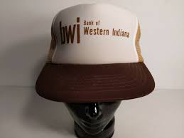 7500 b connelley drive, hanover, md 21076. Vintage Bwi Bank Of Western Indiana Mesh Trucker Hat Designer Award Ebay