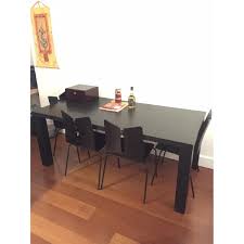 Boconcept Black Dining Table W 6 Chairs Aptdeco Dining Table Dining Table Black Table