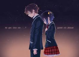 Rikka Takanashi Yuta Yogashi Chuunibyou Couple Art Cute Anime Anime Anime Romance Anime Characters