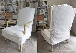 natural canvas slipcover for french chair slipcovers for chairs furniture slipcovers furniture