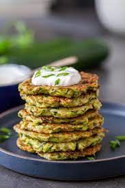 The cornmeal gives them a delightful crunch and an extra dose of corn flavor. Healthy Zucchini Fritters 5 Ingredients Momsdish