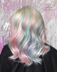 I've also noticed the more stand out your hair color is the heavier you need to go. Pin By Tereza Pavlickova On Hair Rainbow Hair Hair Colour For Green Eyes Rainbow Hair Color