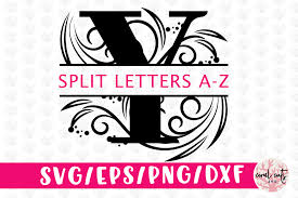 Download Floral Split Monogram Graphic By Coralcutssvg Creative Fabrica PSD Mockup Templates
