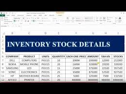 Manage, predict and analyse your stock portfolio with ms excel. How To Maintain Your Stock In Exce Stock Maintain In Excel 35 Youtube
