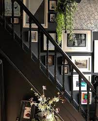 Abigail Ahern On Instagram Love Our Hudson Black Paint On Shellbirch Stairway Hallway Thank You So Much For Shar Stairways Dark Walls Interior House Colors