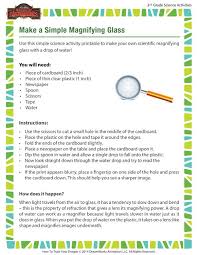 Make A Simple Magnifying Glass A Simple Science Experiment Easy Science Cool Science Experiments Easy Science Experiments