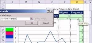 How To Create A Frequency Polygon Line Chart In Ms Excel