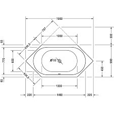 Luxus badezimmer mit einr eckbadewanne mit whirlpool funktion indirekte oder sie nutzen ihn als stellplatz für eine babywanne, vorausgesetzt maße von sockel und wanne. Duravit Badewanne D Code 190 Cm X 90 Cm Sechseck Einbauversion Weiss Kaufen Bei Obi