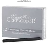 Cretacolor Compressed Charcoal Sticks