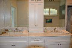 Bathroom vanities come with rectangular, round, specialty and oval shaped sinks. I Have 96 On A Wall For Vanity