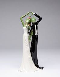 Hand Painted Ceramic Frog Wedding Bride And Groom Couple Etsy In 2021 Frog Figurines Frog Frog Gifts