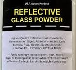 Reflective Glass Powder (1 LB Bag) for Road Marking, Curb Paint, Traffic  Paint, Pavement Striping, Parking Lots, Crosswalks, Driveways, Airports, ...