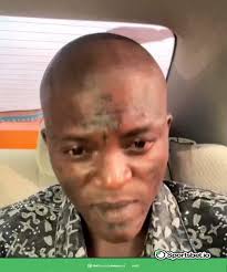 Portable's New Look Popular Nigerian artist and controversial figure,  Portable, has unveiled a bold new look by shaving his hair down completely,  exposing his scalp. Perhaps it's a sign that he's evolving