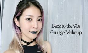 back to the 90s grunge makeup tutorial