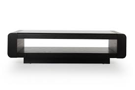 Black lacquer / black berlin tripod coffee table item: Modrest Lignite Modern Black Oak Coffee Table By Vig Furniture