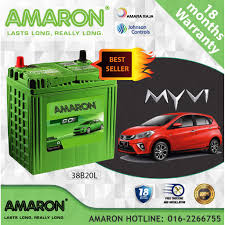 Apalagi sekarang ini kita bisa dengan mudah membeli mobil baru maupun bekas sangat mudah sekali. Perodua Myvi Amaron Go 38b20l Ns40zl Car Battery Bateri Kereta Shopee Malaysia