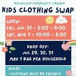 Kids Clothing Swap Summer 2026