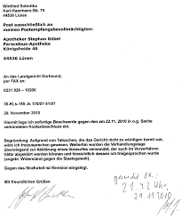 Ich finde ihre schuhe super. Sofortige Beschwerde Gegen Kostenbeschluss Im Strafverfahren Gegen Winfried Sobottka Belljangler S Blog