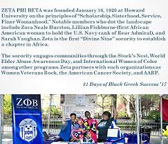Happy Founders Day To Zeta Phi Beta 31 Days Of Black Greek Success Greek Letter Organizations Happy Founders Day Greek Sorority