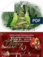 Tertib acara natal sekolah minggu / pemuda dan mentor kreatif membuat drama n. Acara Natal Sekolah Minggu Ppt