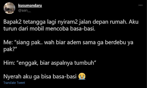 Segala macam karya seni dan tradisi lisan berupa pantun, pepatah, peribahasa, dan sastra dari setiap aspek berlimpah ruah di negeri sendiri. Niat Basa Basi 10 Kisah Kocak Warganet Ini Berakhir Apes Dewan Pimpinan Daerah Perhimpunan Usaha Taman Rekreasi Indonesia Putri Jawa Barat