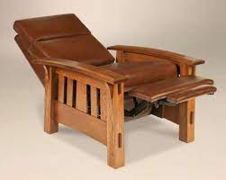 amish mission arts and crafts recliner chair mccoy solid wood leather ebay in 2021 art and craft videos arts and crafts storage creative arts and crafts