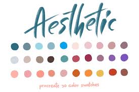 Many people fail to apply the right colors to their website, brand logo, and other online and offline brand elements. Aesthetic Procreate Color Palettes Grafik Von Wanida Toffy Creative Fabrica