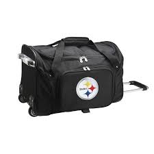 Are you searching for a rolling cooler? Nfl Pittsburgh Steelers 22 Inch Wheeled Duffel Nylon Bag By Mojo Licensing