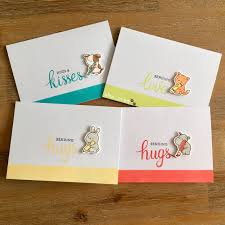 You can use clear stamps with clear stamping blocks, so you can see through the block and stamp and know exactly where you are stamping on your page or card. Clearly Besotted Love Notes Cards Card Making Supplies Cardmaking
