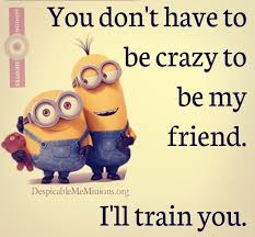 A good friend that comprehends your splits is a lot more important than a whole. 9 Funny Friendship Quotes Minion Quotes Friendship Quotes Funny Friendship Humor Funny Minion Quotes
