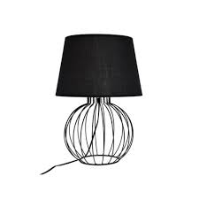 Si vous décidez d'opter pour un pied de lampe fait à partir d'une bûche,. Lampe A Poser Geometrique Noir Lampe A Poser Luminaire Decoration Gifi