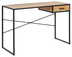 136 x 74,5 x 67 cm. Ebuy24 Schreibtisch Sea Schreibtisch 1 Schublade Eiche Schwarz Online Kaufen Otto