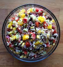 Cook until couscous is tender and all liquid has been absorbed, about 15 minutes. Mexican Couscous Salad Emily Always Cooks