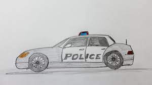 Comment Dessiner Une Voiture De Police Youtube
