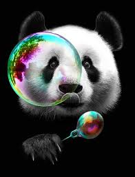 Panda Bublemaker Canvas Print By Adamlawless Society6 Panda Panda Bear Panda Art