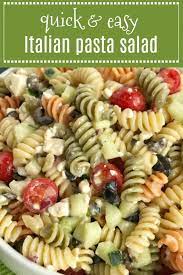 Quick Easy Italian Pasta Salad Pasta Salad Easy Italian Pasta Salad Will Be The Easy Italian Pasta Salad Easy Pasta Salad Recipe Cold Pasta Salad Recipes
