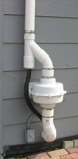 The pvc pipe is attached to a venting fan in the attic using metal brackets. Do It Yourself Radon Mitigation Help Guide
