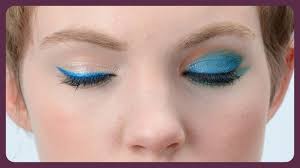it s not the 80s but blue eye shadow