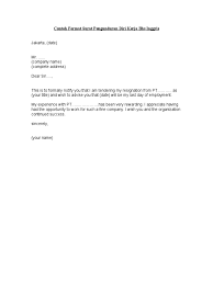 6 contoh surat resign alasan manfaat dan format yang benar. Contoh Format Surat Pengunduran Diri Kerja Bhs Inggris 3 Doc