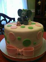 Elephant Baby Shower Cake By Dee Miller Flour Power Cakes Amazing Cakes Baby Shower Cakes Shower Cakes