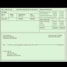 A pay stub, payslip, or paycheck stub, . Download Blank Pay Stub Templates Excel Pdf Word