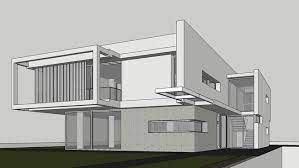 contemporary house villa pm tutorial model 3d warehouse contemporary house dream house drawing contemporary house design
