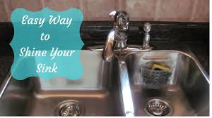 clean, disinfect and shine your sink