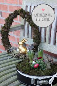 Diy Osterkranz Basteln Mit Moos Osterkranz Basteln Weihnachtskranz Fruhlings Dekoration