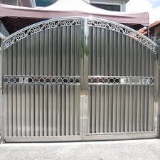 I started to build 2 gates and this is what latest main gate design 2020, cnc metal gates with colour. Steel Gate At Best Price In India